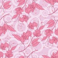 Seamless floral background N358