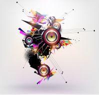 Abstract colorful composition N2