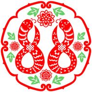Chinese New Year Snake N26