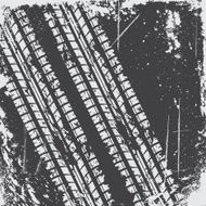 Tire track background N5