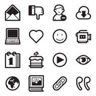 Social Media Icons Set 2 - Simpla Series N2