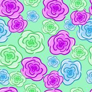 Seamless texture with flowers N120