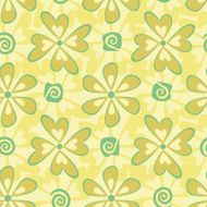 Seamless floral background N359
