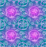 Seamless pattern with fish N4