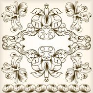 calligraphic frame N2
