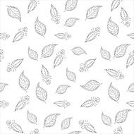 Background with leaves contours N2
