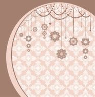 Snowflake winter background Vector