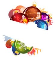 Stained Christmas decorations