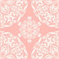 seamless pink pattern with circles
