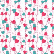 Seamless background with hearts N30
