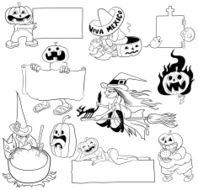 Halloween Lineart