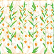 small orange flowers