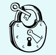 Lock with key