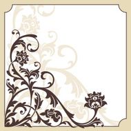 abstract vintage card