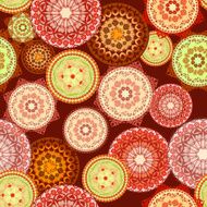 seamless background with arabesques