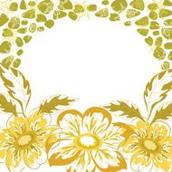 Floral background dahlia N3
