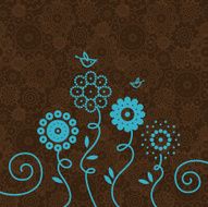 Floral background N1158