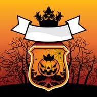 Halloween Pumpkin Placard