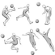 Set of football icons N8