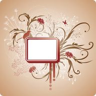square plants frame