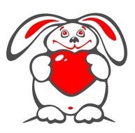 thick rabbit and heart N2