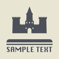 Castle icon or sign N2