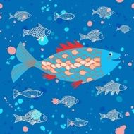 Cute Cartoon Fish N18
