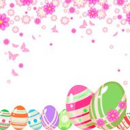 Easter background with eggs N9