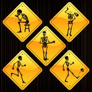 Yellow Signs - Skeletons