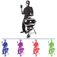 Proud Man with Grill