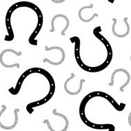 Horseshoe seamless vector wallpaper