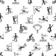 Extreme Sports seamless pattern N9