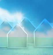 Sunny weather sky design graphic N6