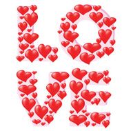 heart letters N2