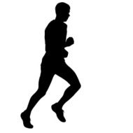 Running black silhouettes N8
