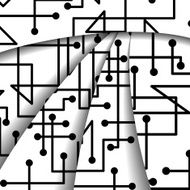 Circuit board illustration