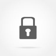 closed lock icon