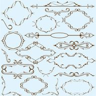 Victorian ornament set