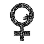 Vector Female Gender Symbol N2