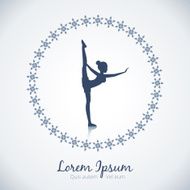 Yoga vector logo template