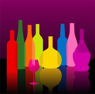 Color bottles