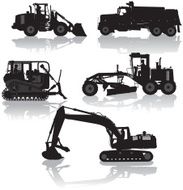 Construction Vehicles - Bulldozer Dump Truck Grader