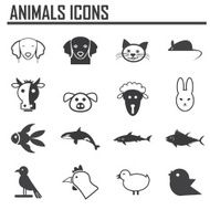 vector collection of animal icons