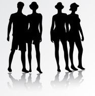 People Silhouettes N132