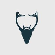 deer head vector icon