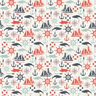 Vector Seamless sea pattern N3