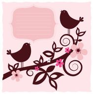 Birds in love banner N4