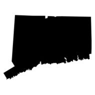 Map of the U S state Connecticut N2