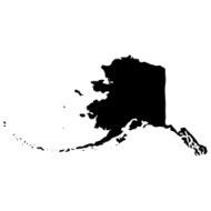 Map of the U S state Alaska N2