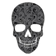 Skull Line Art Pattern